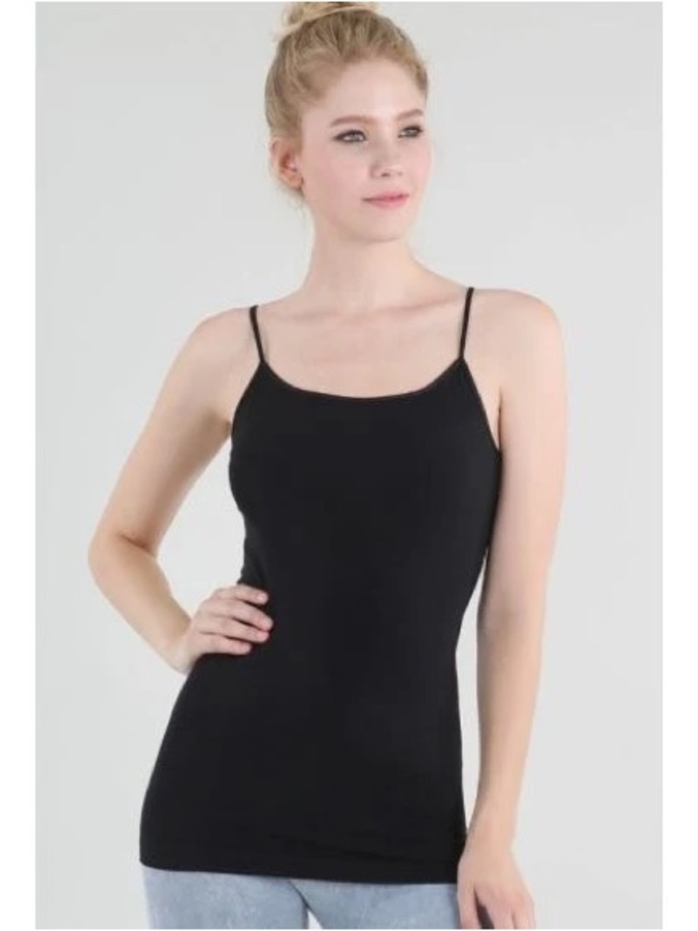 BRAND NEW WITH TAGS Nikibiki Basic Black Seamless Cami